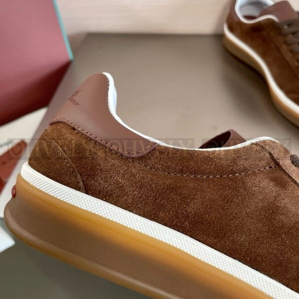 로로피아나 테니스 워크 슈즈 브라운