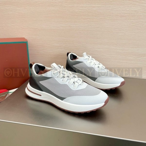 로로피아나 위크앤드 워크 테크니컬 파브릭 포래스트 그레이