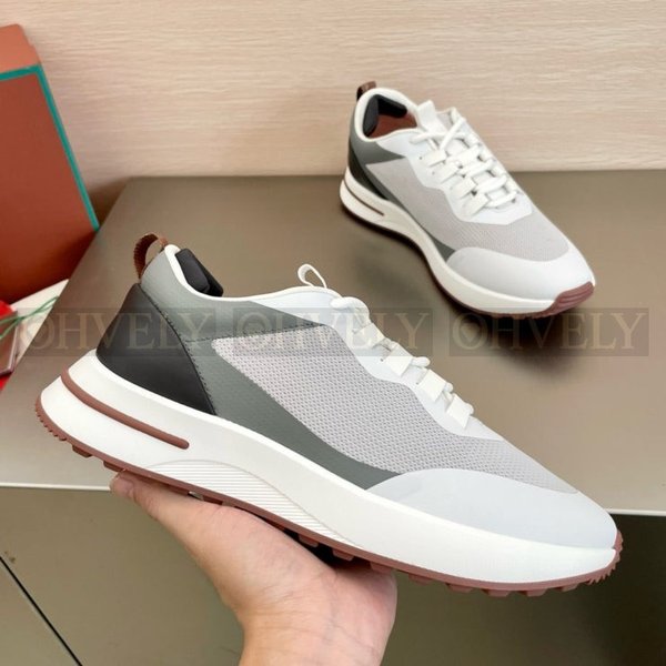 로로피아나 위크앤드 워크 테크니컬 파브릭 포래스트 그레이