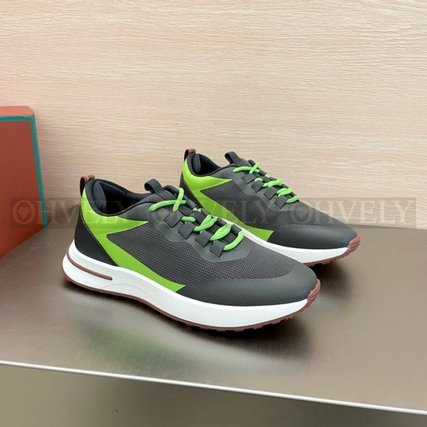 로로피아나 위크앤드 워크 윈드 스니커즈 그린