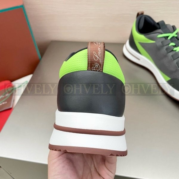 로로피아나 위크앤드 워크 윈드 스니커즈 그린