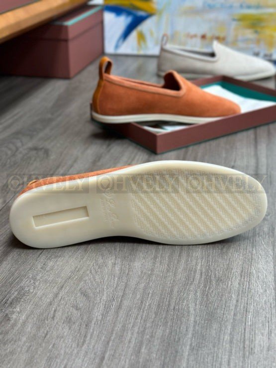 로로피아나 베니스 워크 로퍼 카프브라운