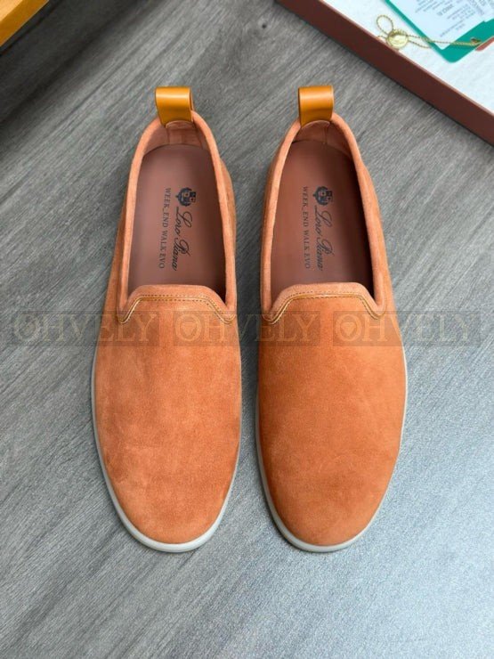 로로피아나 베니스 워크 로퍼 카프브라운