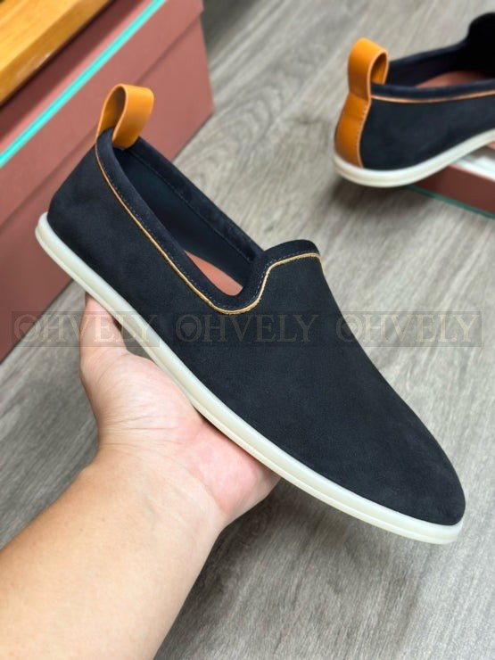 로로피아나 베니스 워크 로퍼 블랙