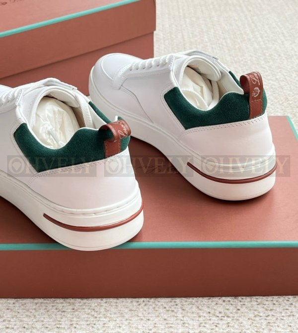 로로피아나 뉴포트 워크 스니커즈 그린