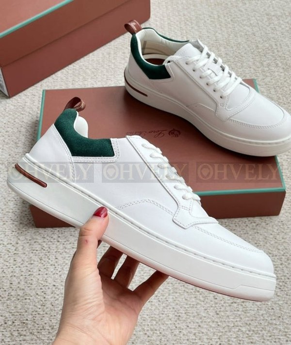 로로피아나 뉴포트 워크 스니커즈 그린