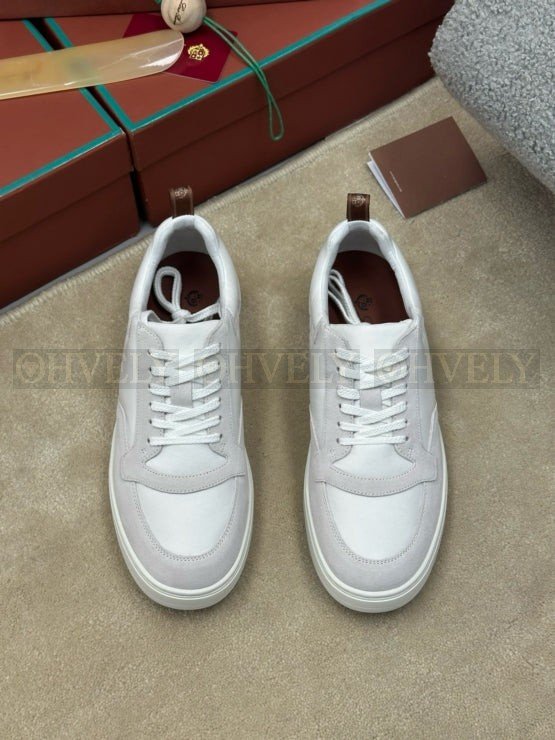 로로피아나 뉴포트 워크 윈드 스니커즈 화이트