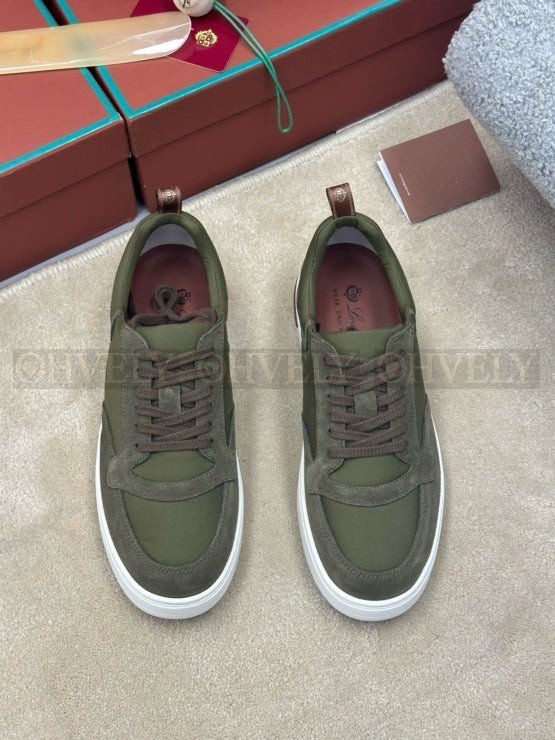 로로피아나 뉴포트 워크 윈드 스니커즈 그린