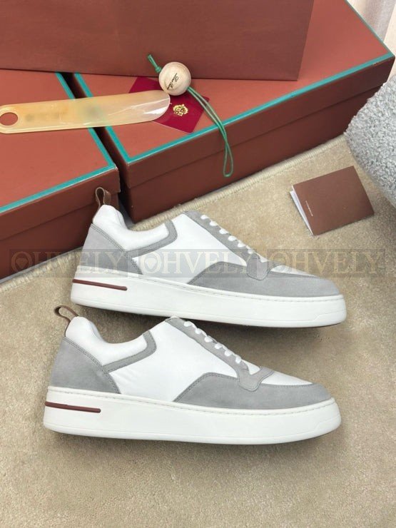 로로피아나 뉴포트 워크 윈드 스니커즈 그레이