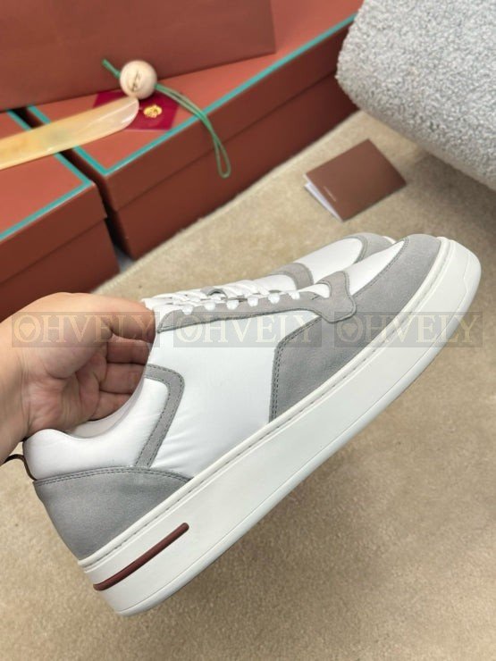 로로피아나 뉴포트 워크 윈드 스니커즈 그레이