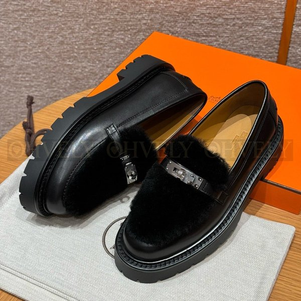 에르메스 Icone 시어링 로퍼