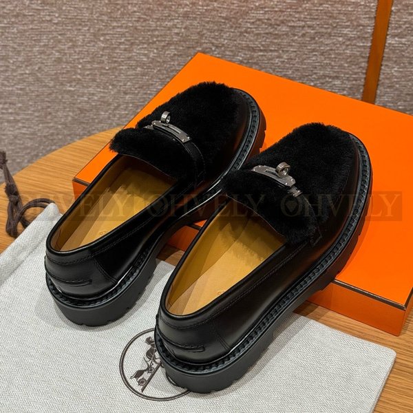 에르메스 Icone 시어링 로퍼