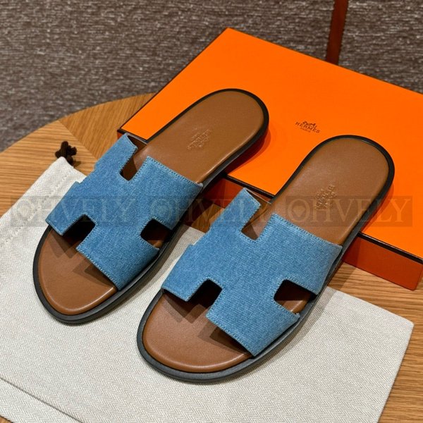 에르메스 Lzmir 이즈미르 샌들 데님