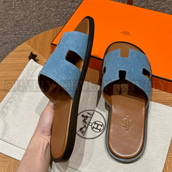 에르메스 Lzmir 이즈미르 샌들 데님