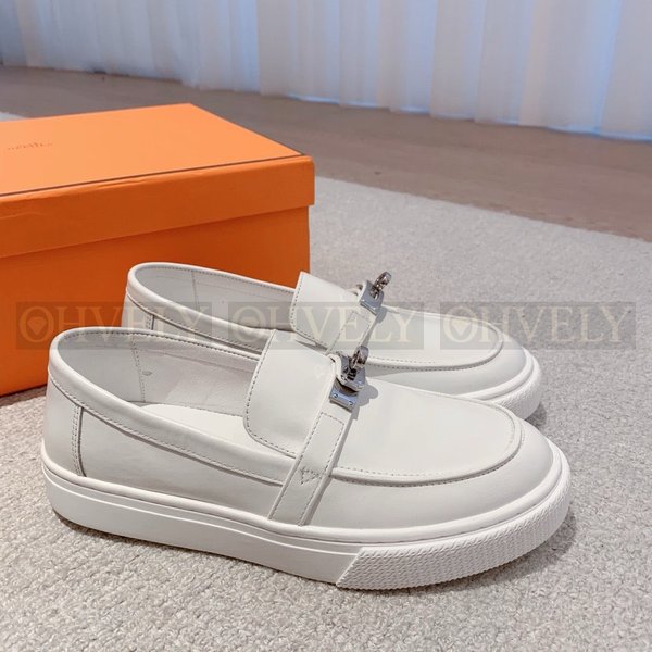 에르메스 게임 슬립온 화이트