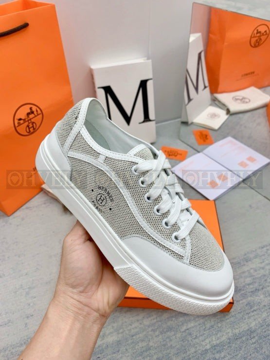 에르메스 겟 로우탑 스니커즈 베이지