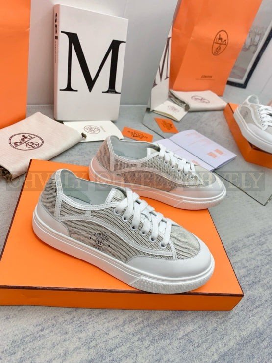 에르메스 겟 로우탑 스니커즈 베이지