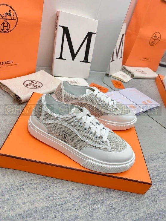 에르메스 겟 로우탑 스니커즈 베이지