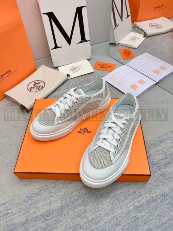 에르메스 겟 로우탑 스니커즈 베이지