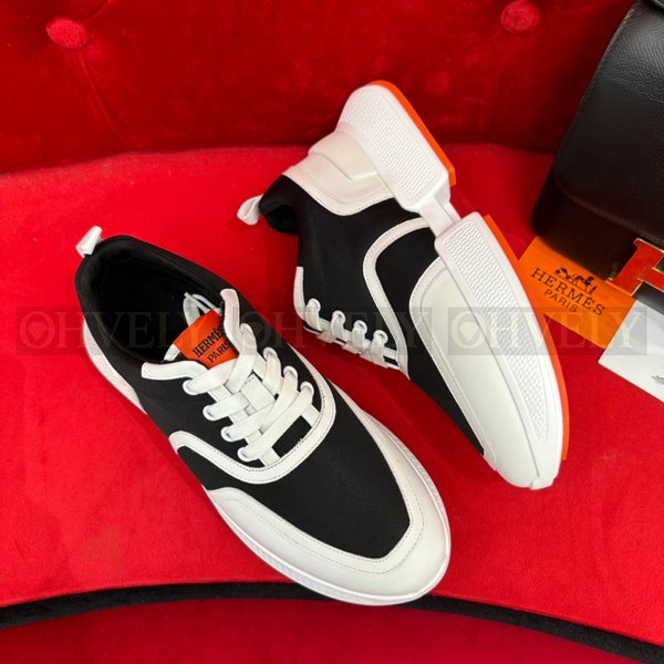 에르메스 기가 스니커즈 느와