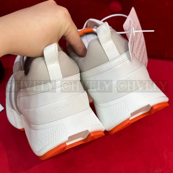 에르메스 기가 스니커즈 아이보리