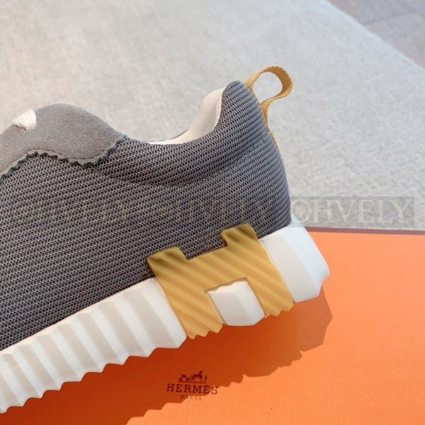 에르메스 바운싱 메쉬 스니커즈 그리 퓌메 죤