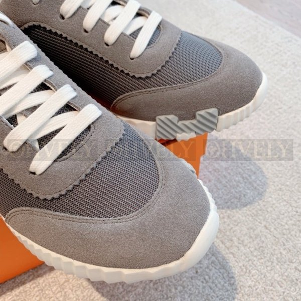 에르메스 바운싱 메쉬 스니커즈 그리 퓌메 죤