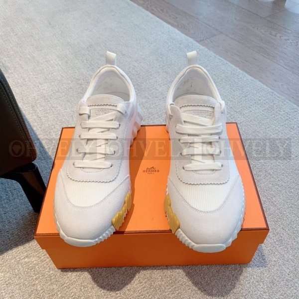 에르메스 바운싱 메쉬 스니커즈 네이비 옐로우