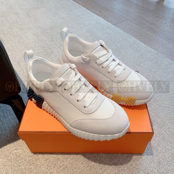 에르메스 바운싱 메쉬 스니커즈 네이비 옐로우