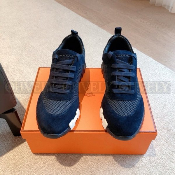 에르메스 바운싱 메쉬 스니커즈 마린