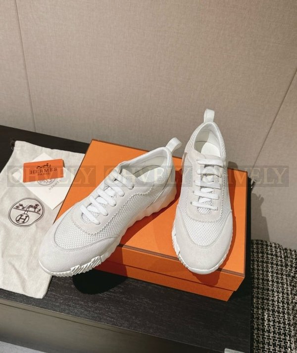 에르메스 바운싱 메쉬 스니커즈 블랑