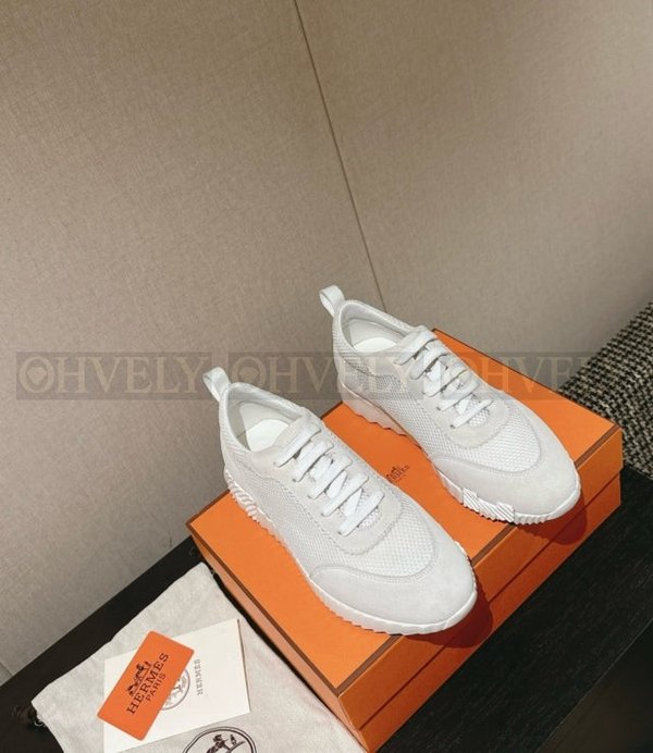 에르메스 바운싱 메쉬 스니커즈 블랑