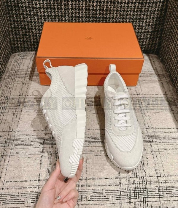 에르메스 바운싱 메쉬 스니커즈 블랑