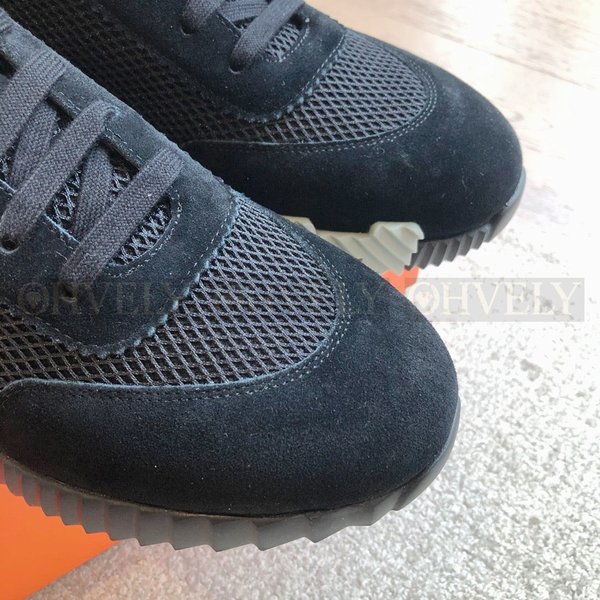 에르메스 바운싱 메쉬 스니커즈 블랙 카키