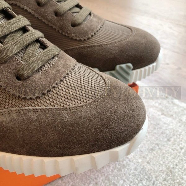 에르메스 바운싱 메쉬 스니커즈 카키 옐로우