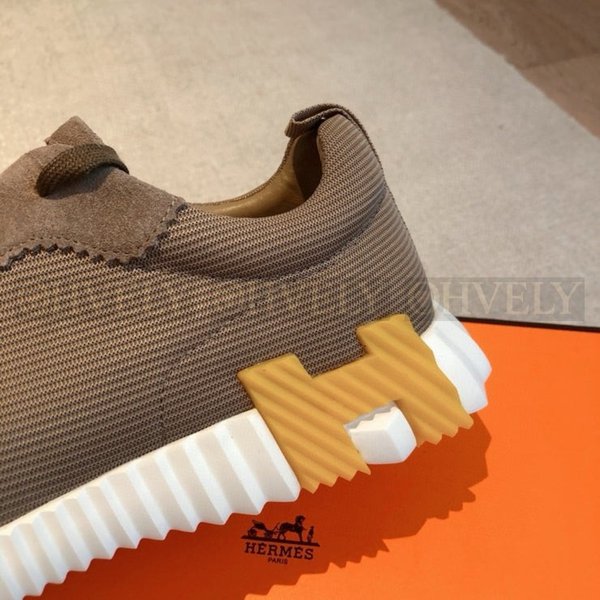 에르메스 바운싱 메쉬 스니커즈 카키 옐로우