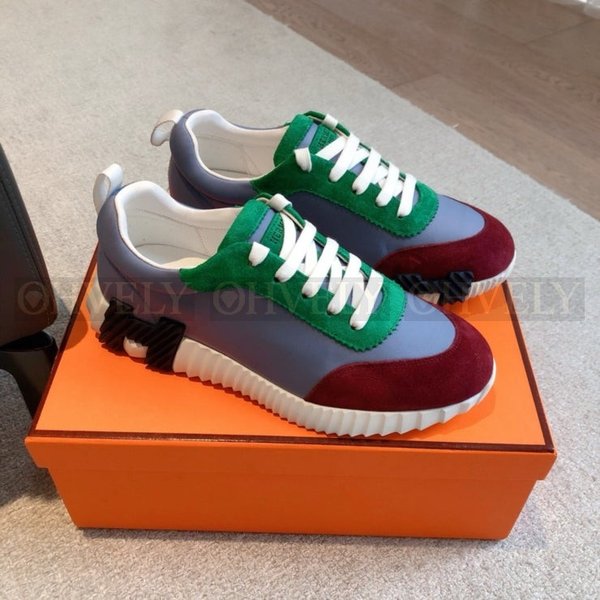 에르메스 바운싱 스니커즈 멀티컬러 그레이