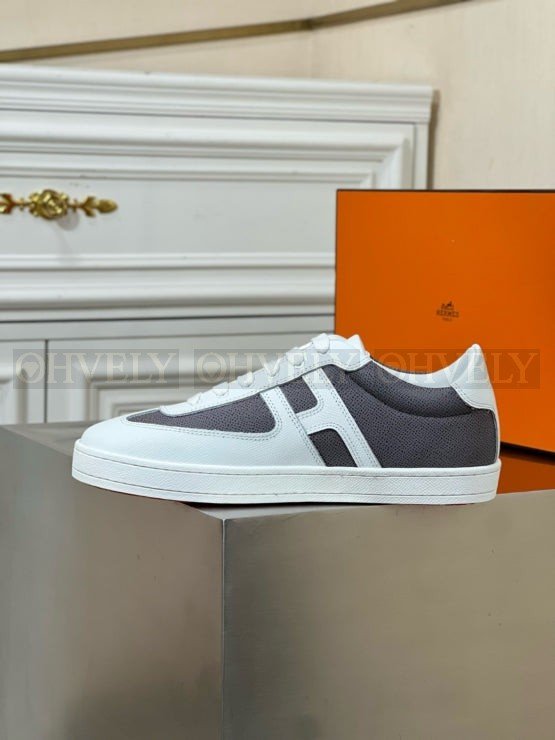 에르메스 부메랑 스니커즈 그리스 블랑