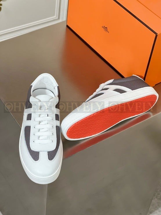 에르메스 부메랑 스니커즈 그리스 블랑