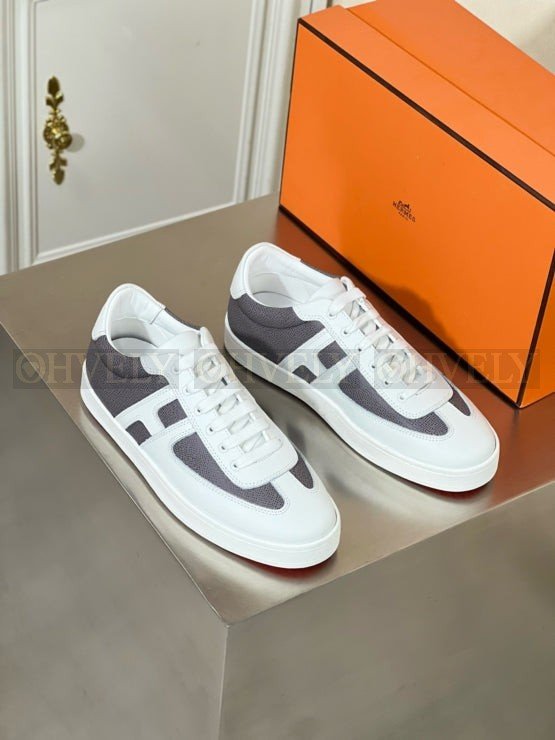 에르메스 부메랑 스니커즈 그리스 블랑