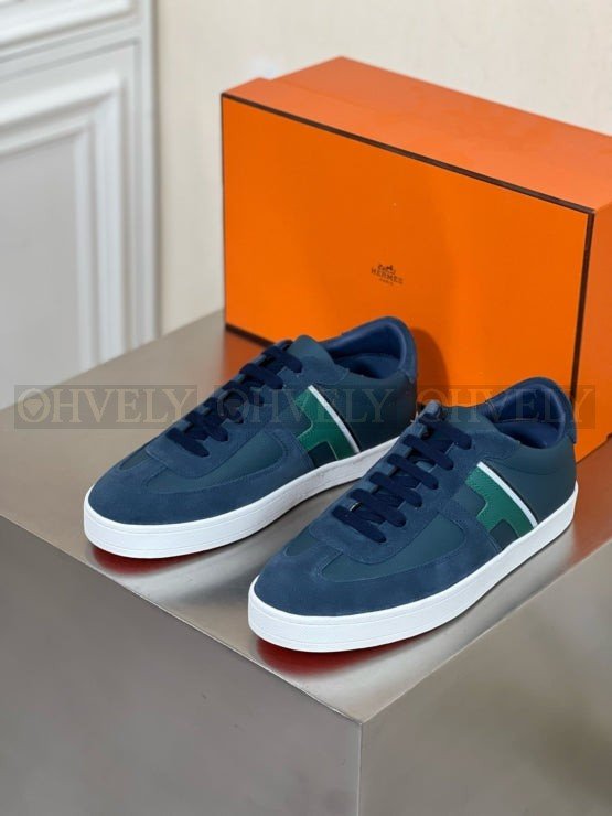 에르메스 부메랑 스니커즈 멀티컬러 블루