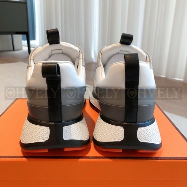 에르메스 휴고 스니커즈 멀티컬러 화이트