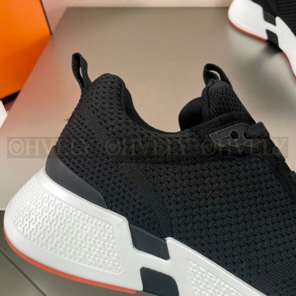 에르메스 히어로 스니커즈 블랙 화이트