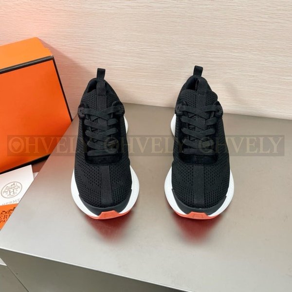 에르메스 히어로 스니커즈 블랙 화이트