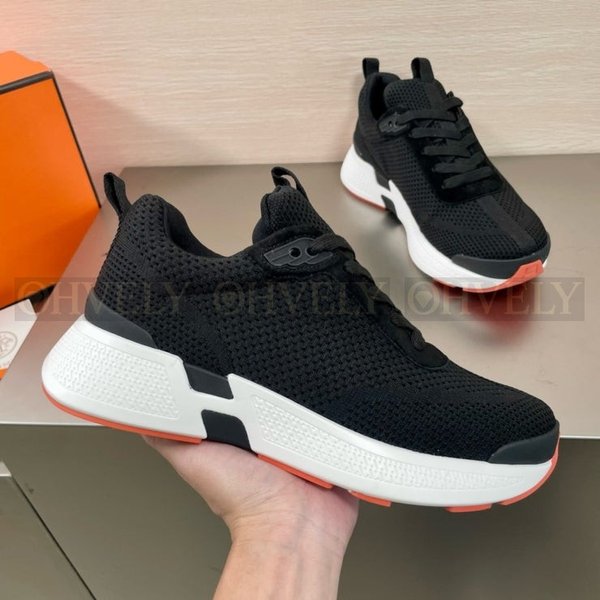 에르메스 히어로 스니커즈 블랙 화이트