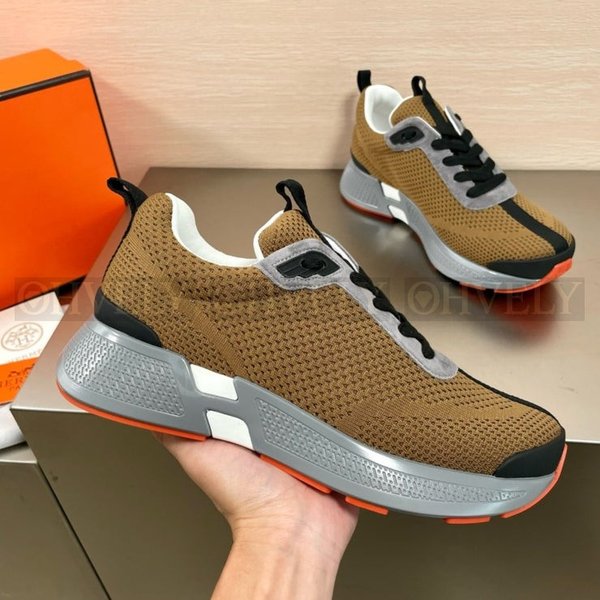 에르메스 히어로 스니커즈 카키