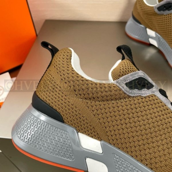 에르메스 히어로 스니커즈 카키