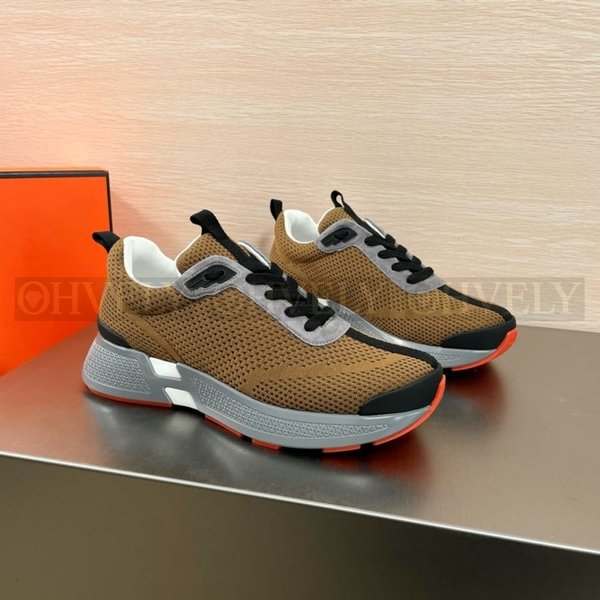 에르메스 히어로 스니커즈 카키