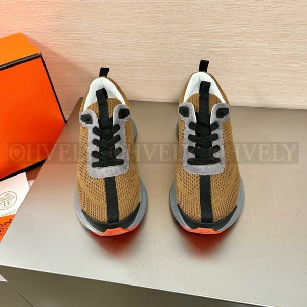 에르메스 히어로 스니커즈 카키