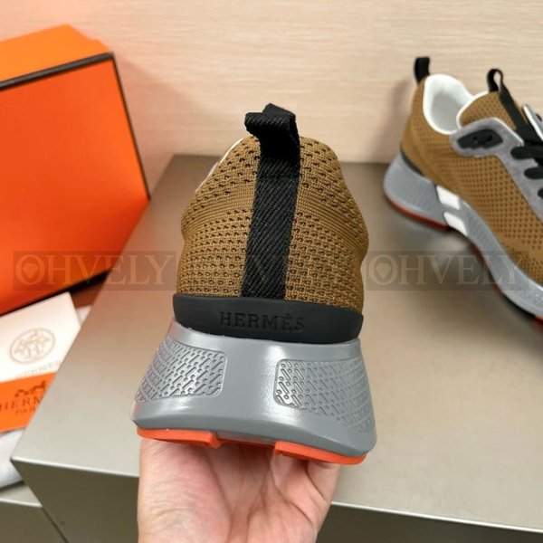 에르메스 히어로 스니커즈 카키